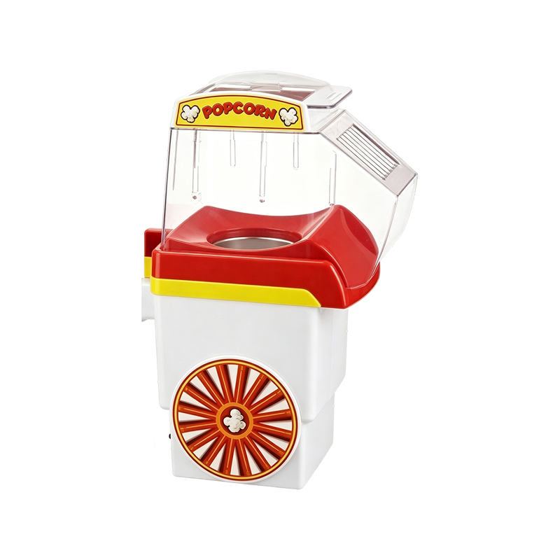 Máquina de pipoca vertical clássica vermelha e prateada de 1200 W Máquina de pipoca vertical clássica vermelha e prateada de 1200 W