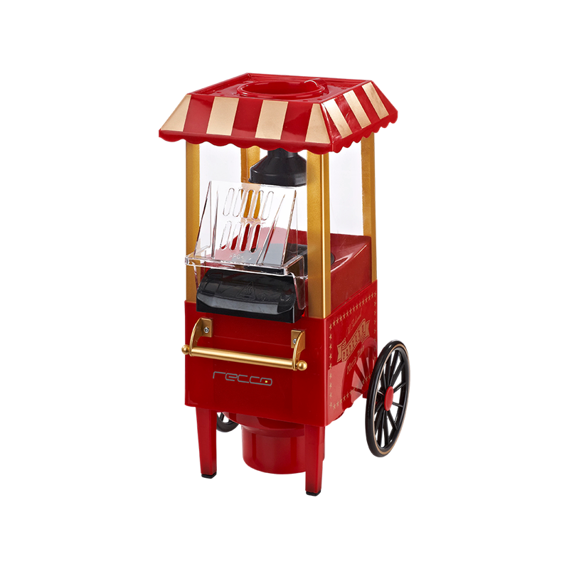 Mini máquina de pipoca estilo carrinho Mini máquina de pipoca estilo carrinho