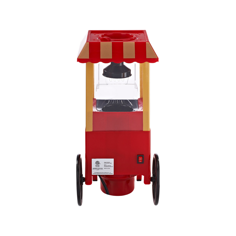 Mini máquina de pipoca estilo carrinho Mini máquina de pipoca estilo carrinho