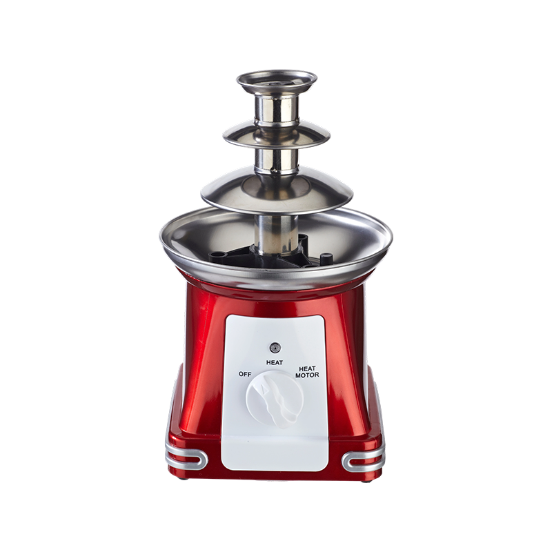 YHL-1722 Máquina de fazer chocolate com base quadrada vermelha retrô YHL-1722 Máquina de fazer chocolate com base quadrada vermelha retrô